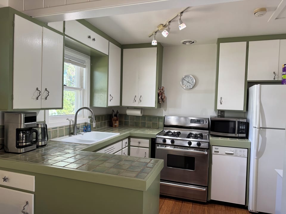Fully stocked kitchen 