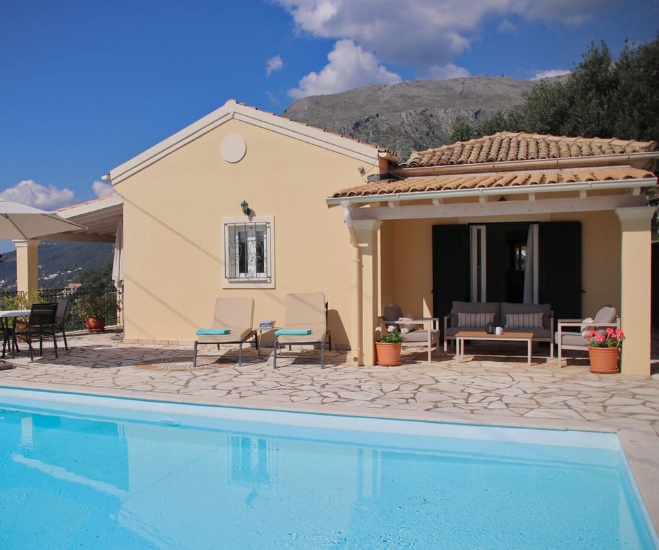 pool and villa