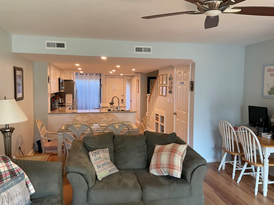 Totally open floor plan