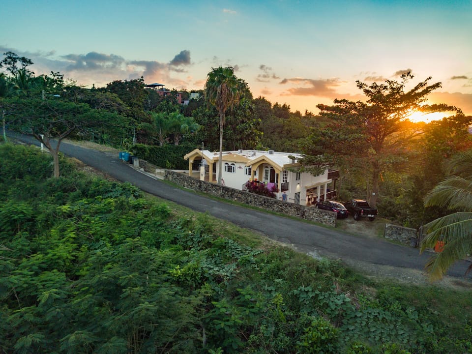 Arial View of House