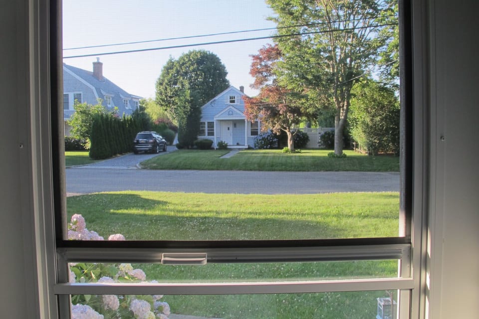 View from the front door
