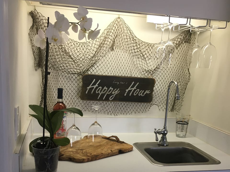 Downstairs wet bar