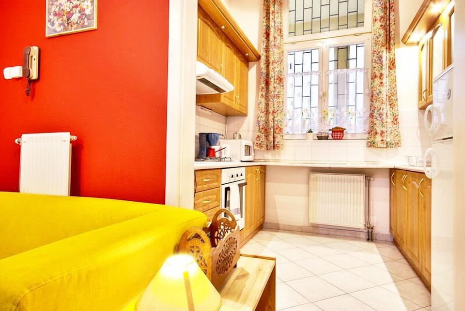 open kitchen from the living room