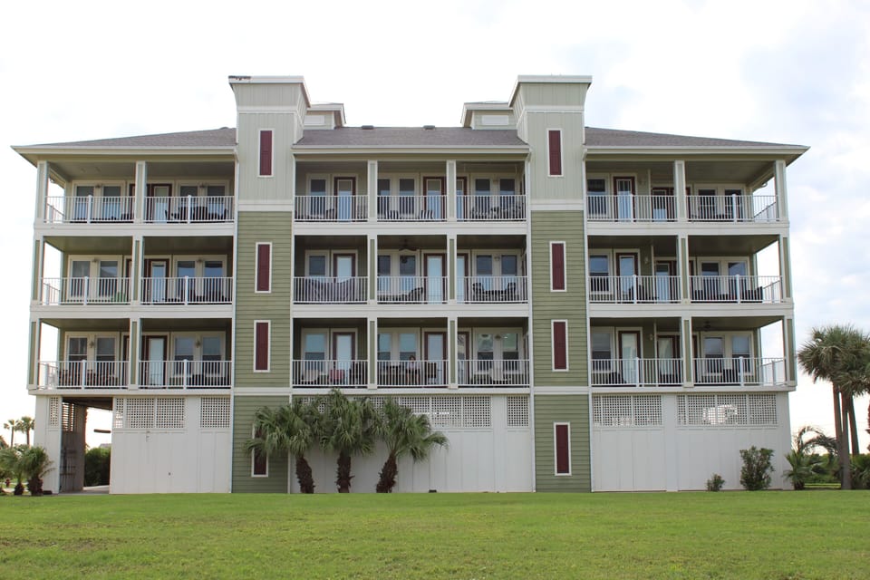 Ours is the middle balcony on the right