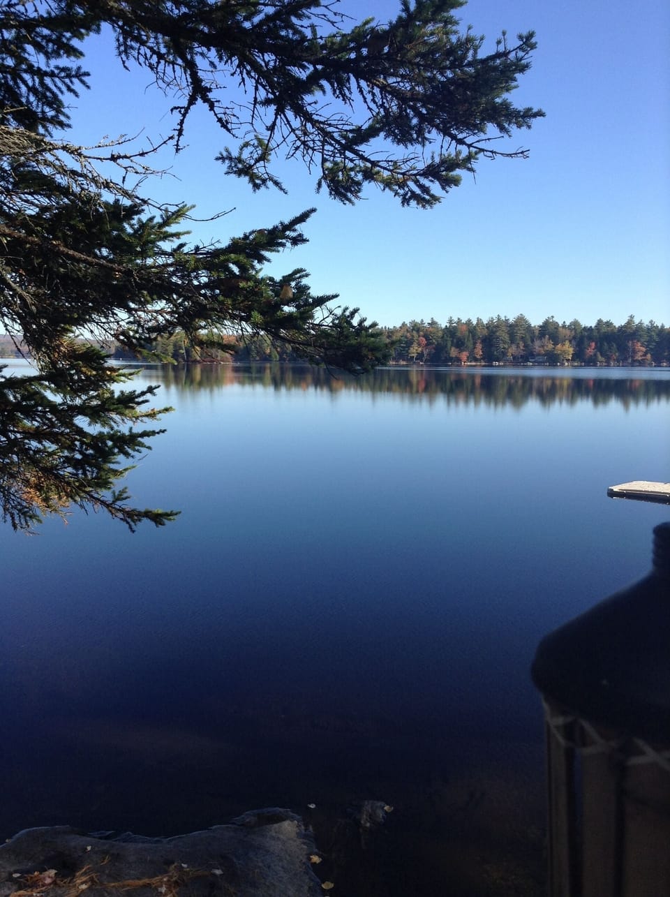 View from deck