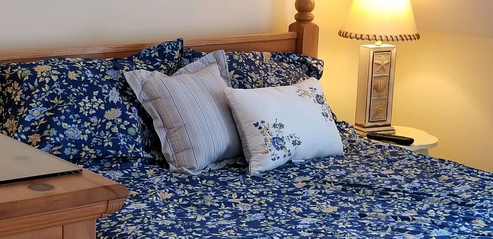 Feel the ocean breeze and listen to the waves from the master bedroom.