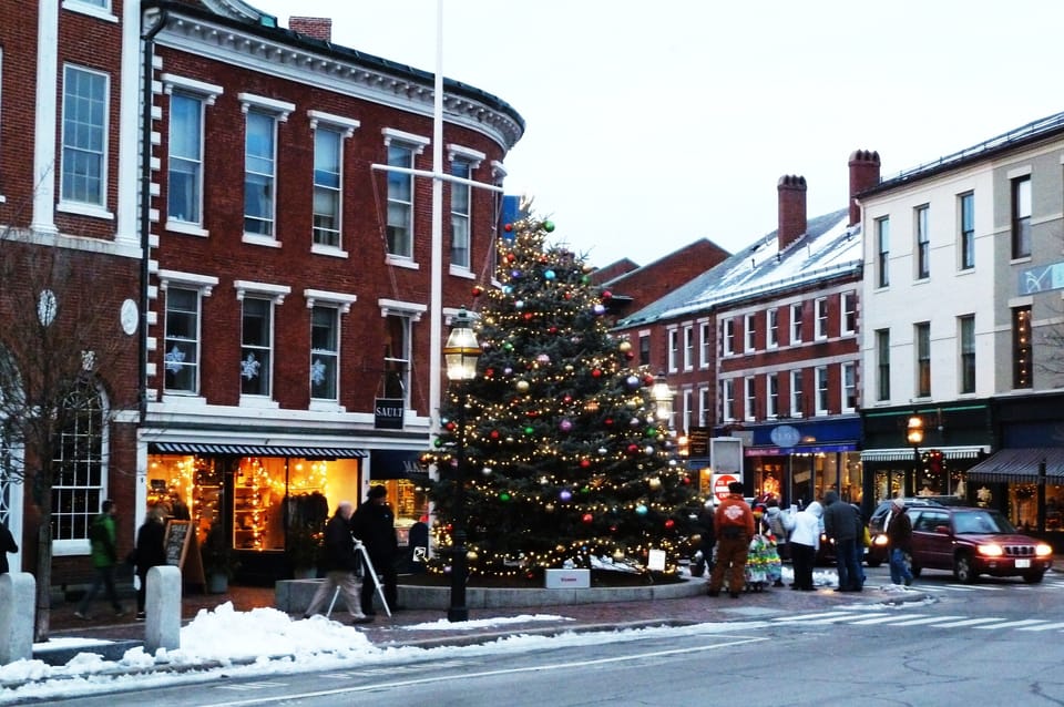 Market Square at Holiday Time