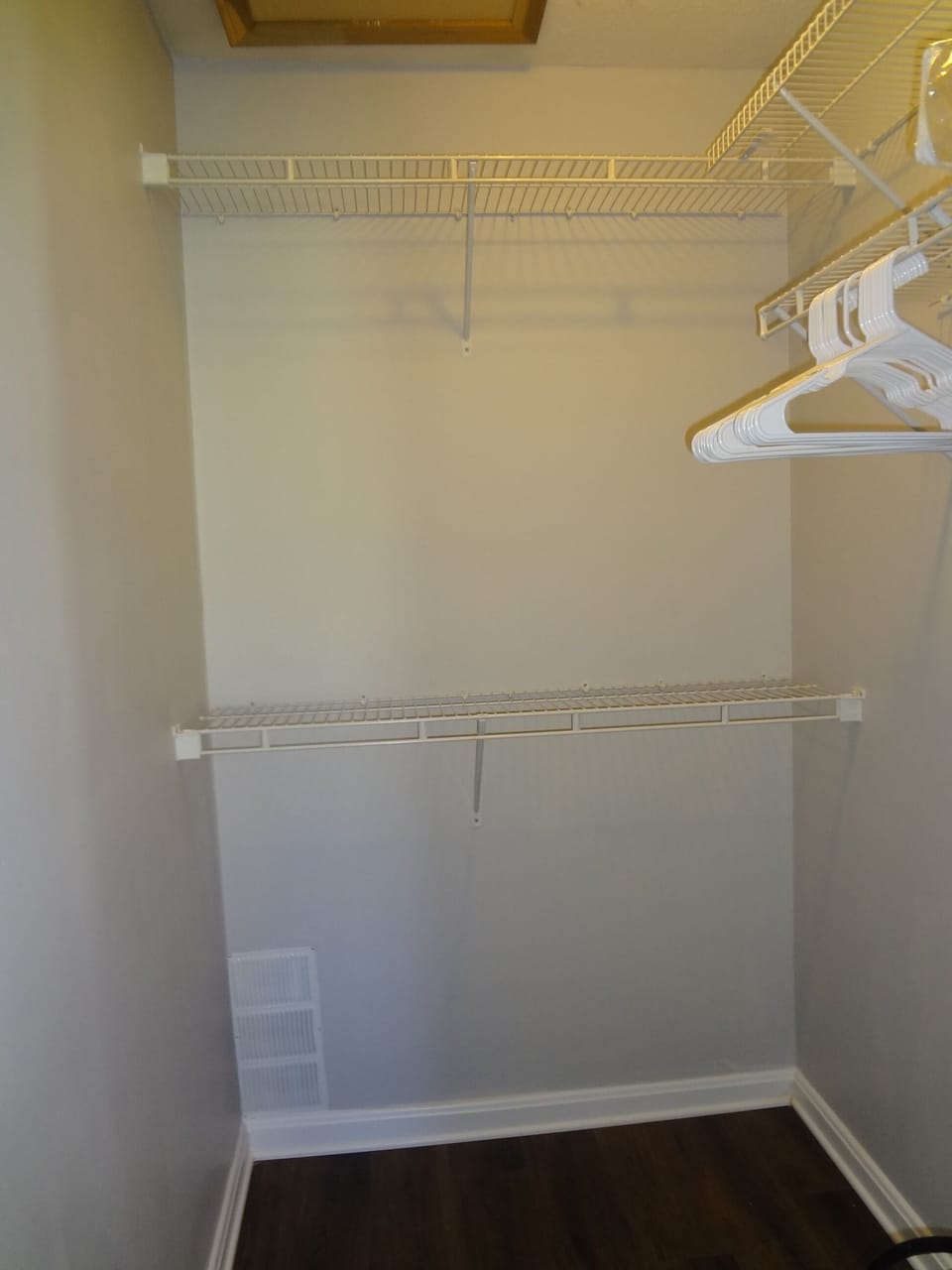Master bedroom walk-in closet