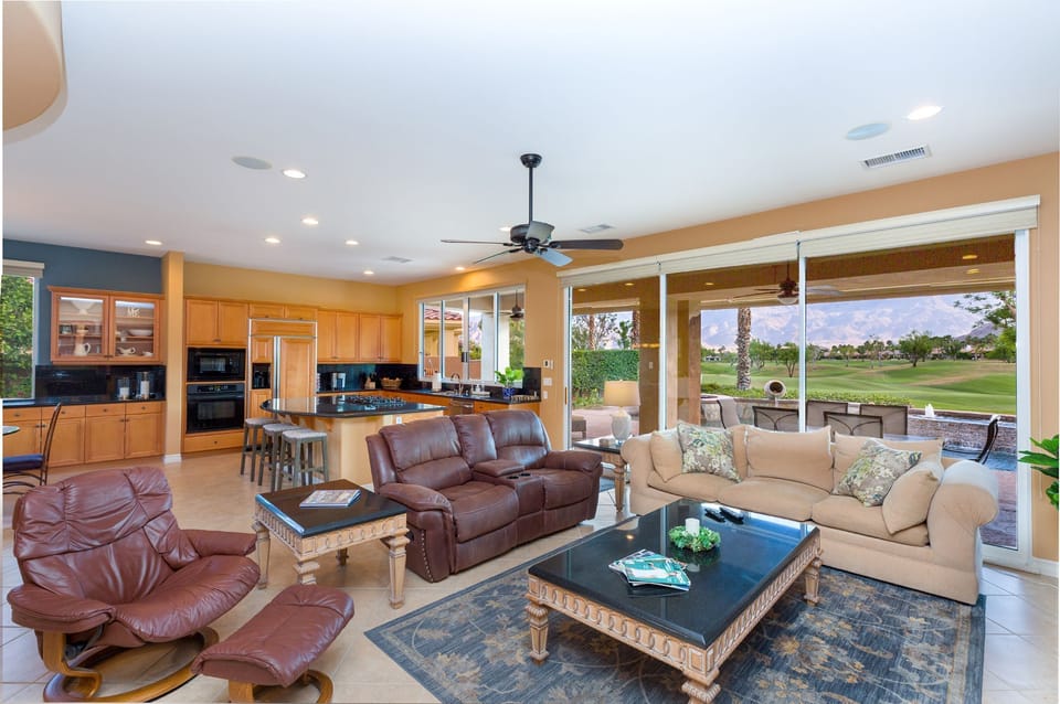 Family Room & Kitchen with a view!