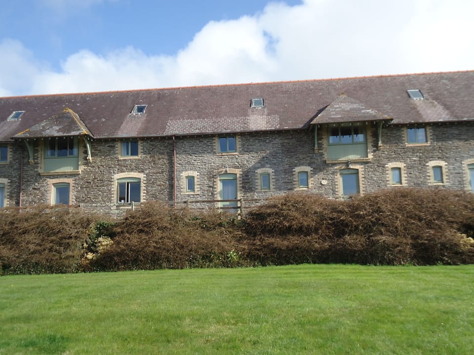 Rear of property