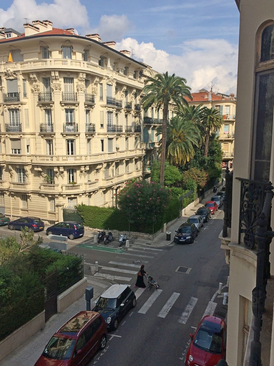 View from the street-side bedroom