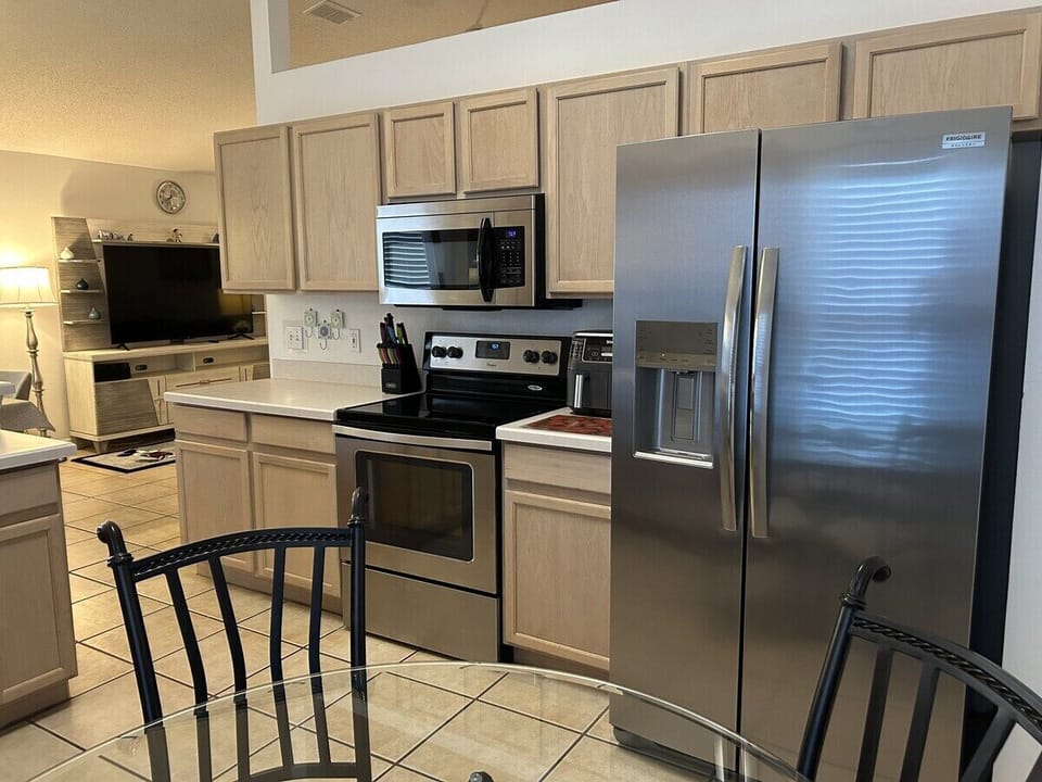 Kitchen with new appliances