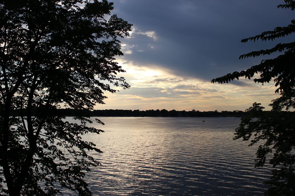 The cabin faces West for picture perfect sunsets