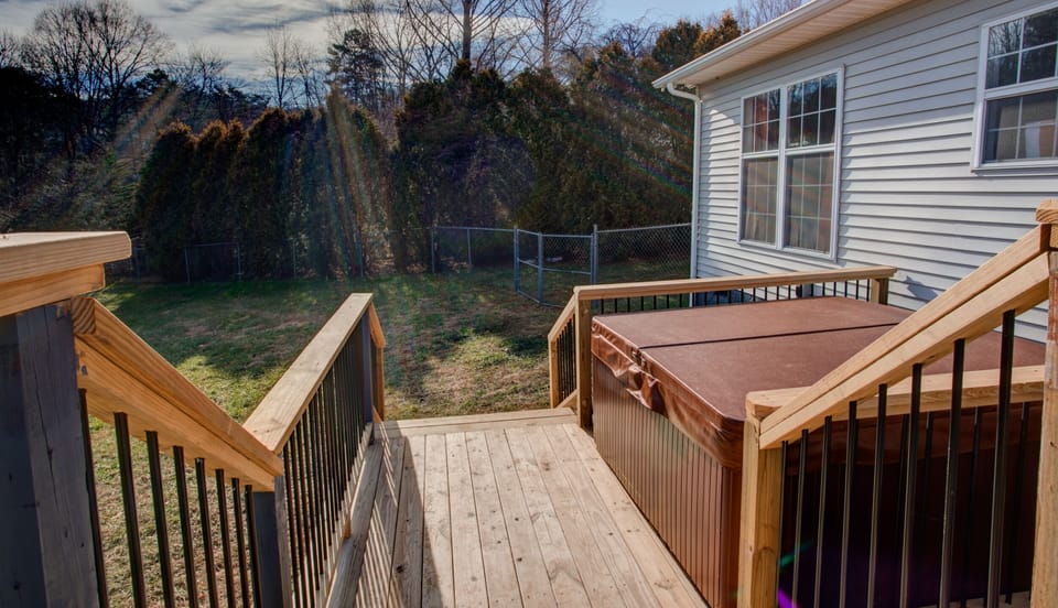 Hot tub seats 6.