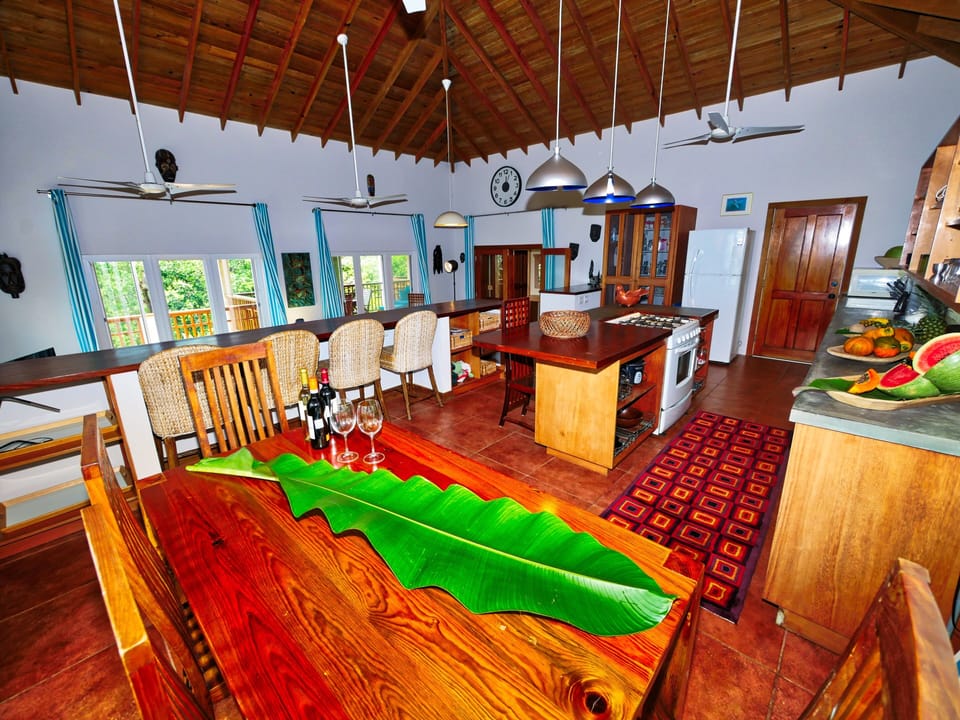 Gourmet Kitchen with three eating areas