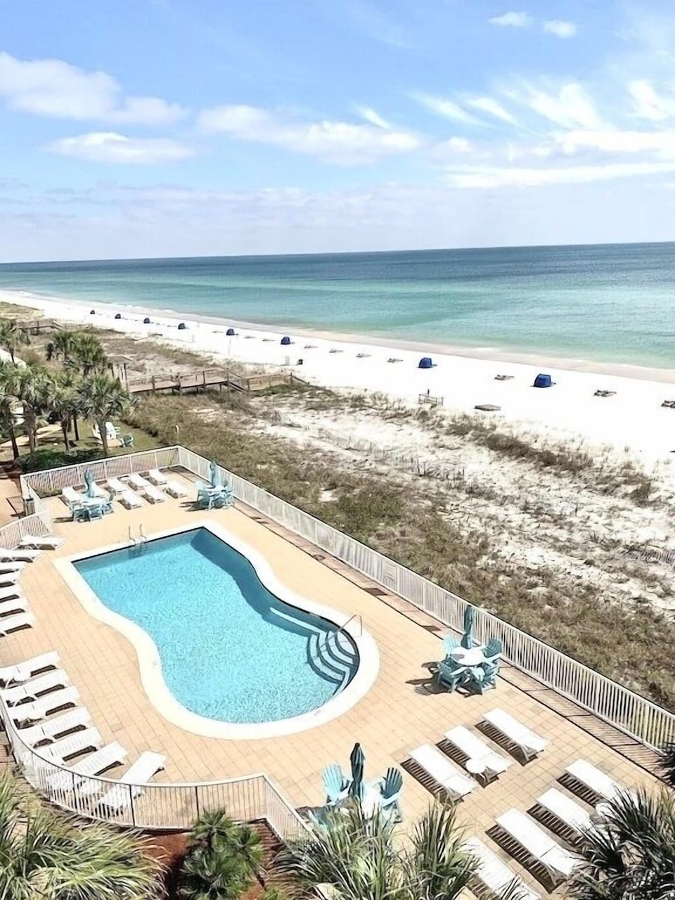 One of two pools