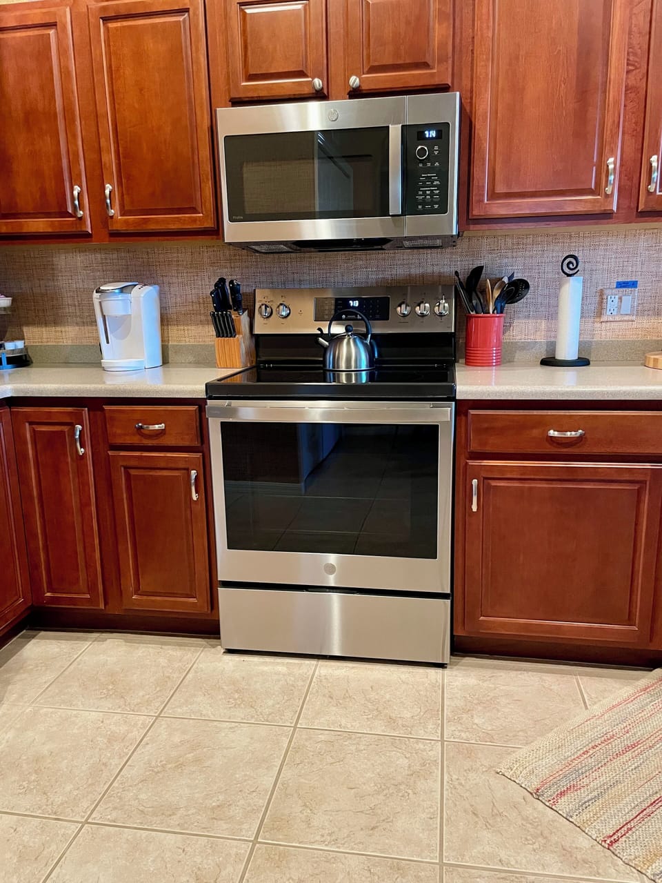 New GE Profile Oven and Microwave.  