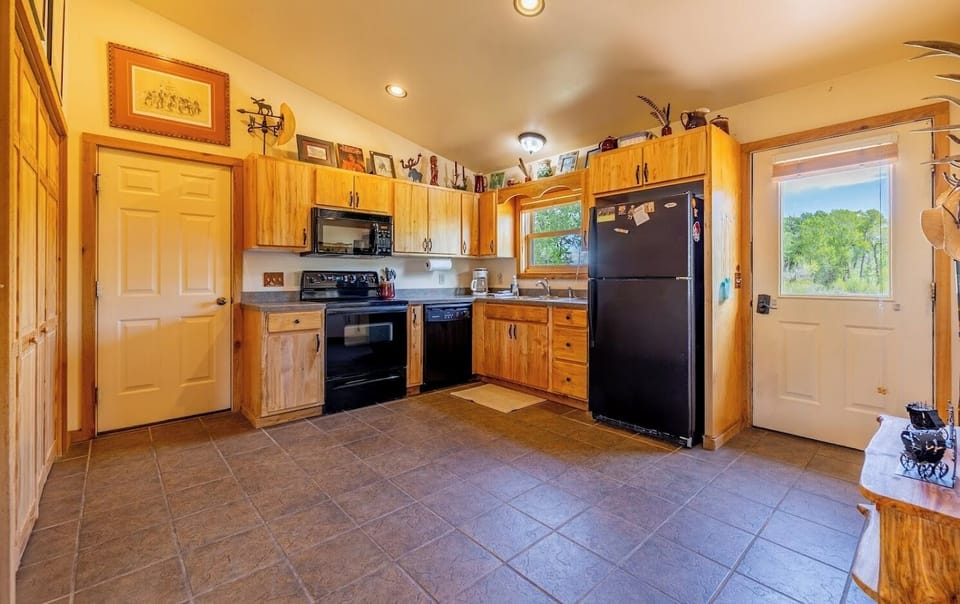 Spacious kitchen makes preparing meals a pleasure.