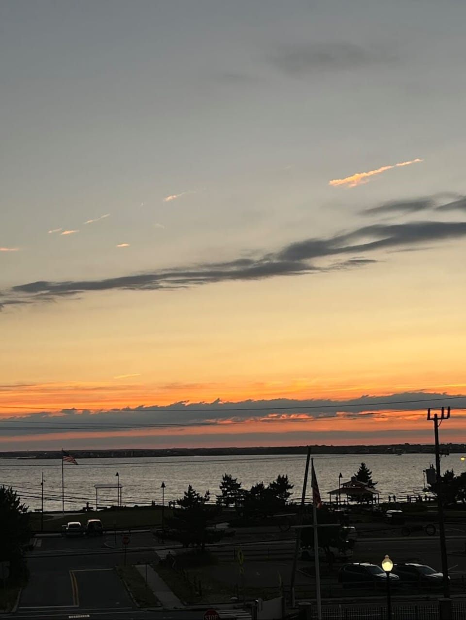 Sunset views from the bay side