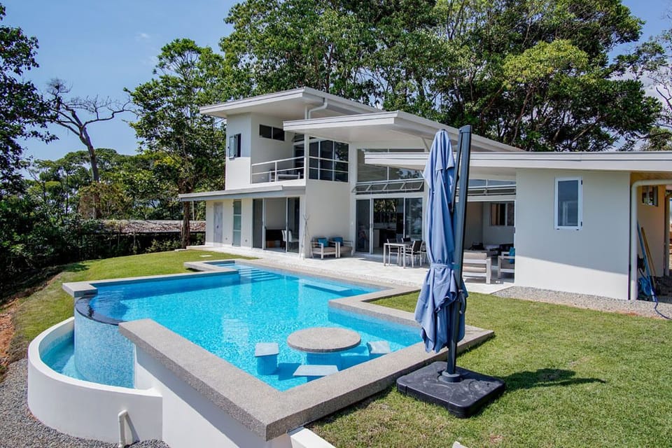Back of Villa facing the ocean