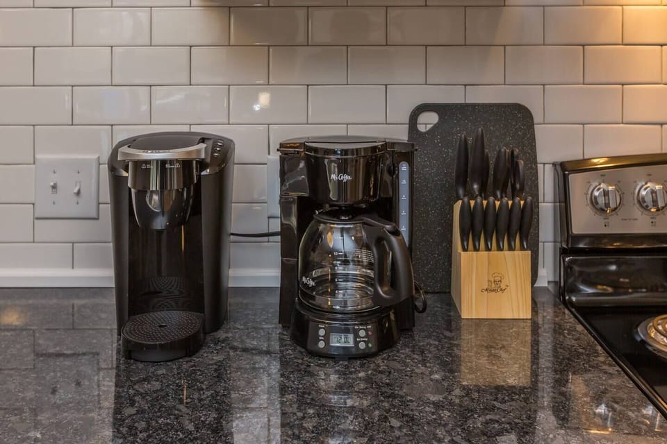 A coffeepot and Keurig are just a few of the amenities we have to make you feel at home!