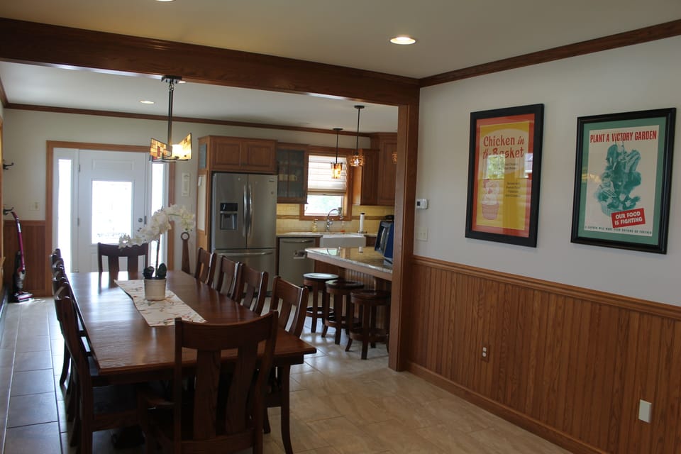 Large dining area