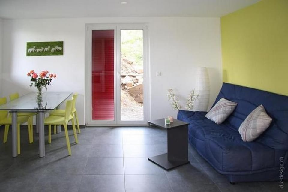 The sofa-bed is easy to change into a comfortable bed for 2 people