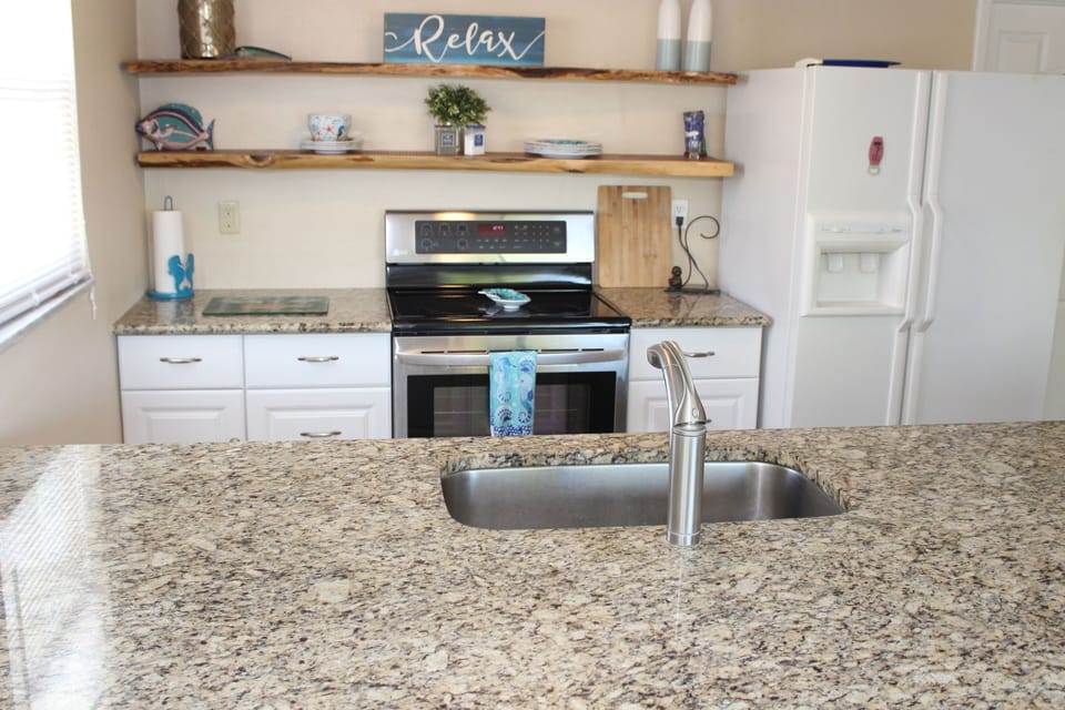Close-up of breakfast bar