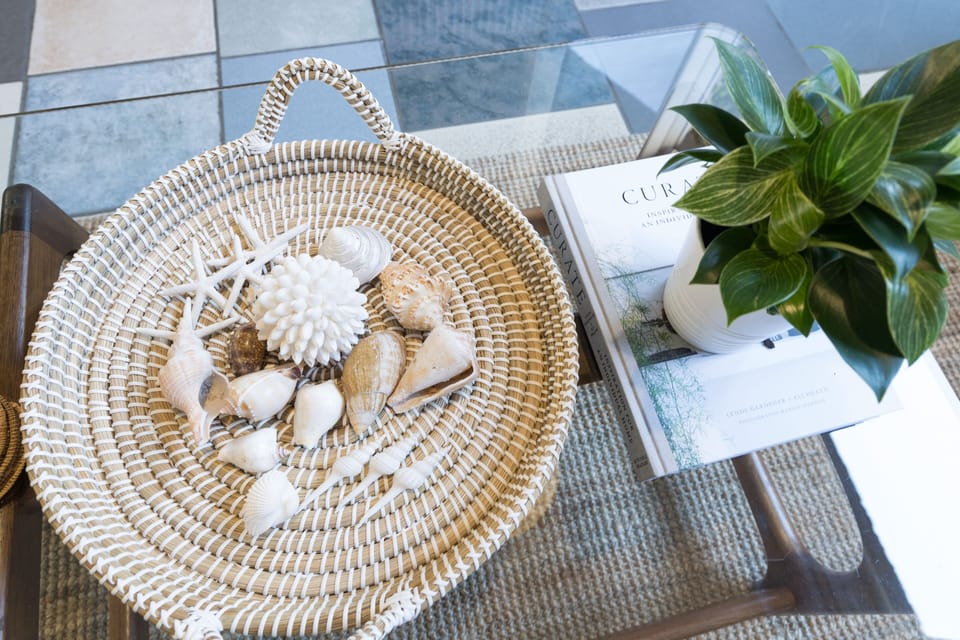 Coffee table in lounge