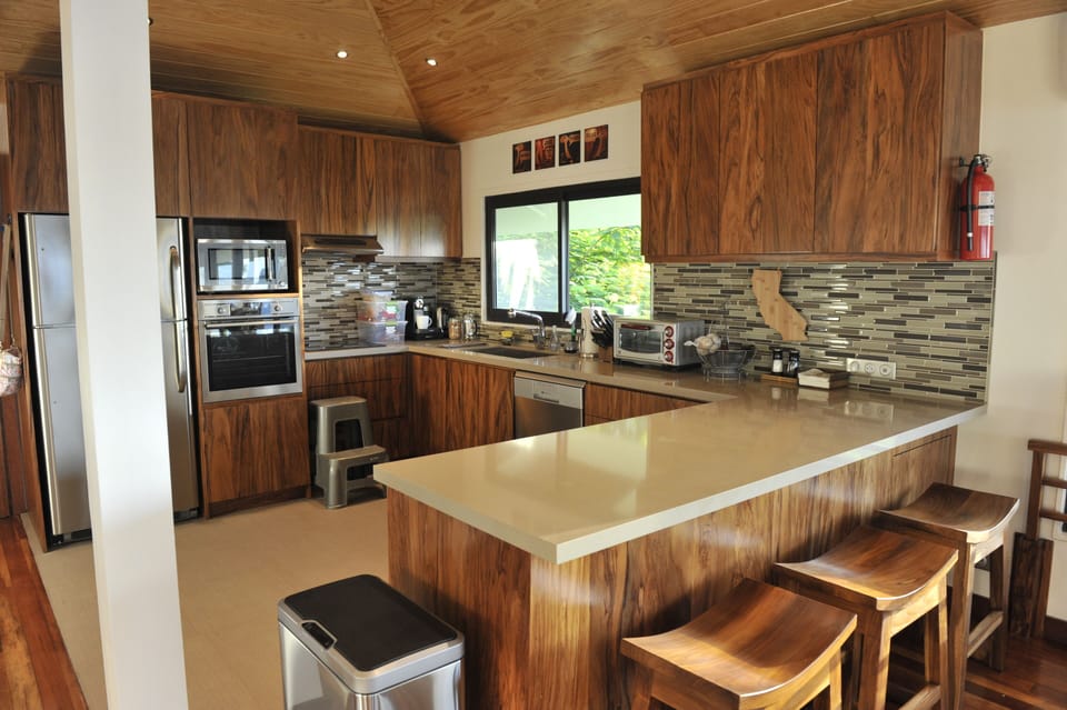Modern kitchen with all the conveniences of home.