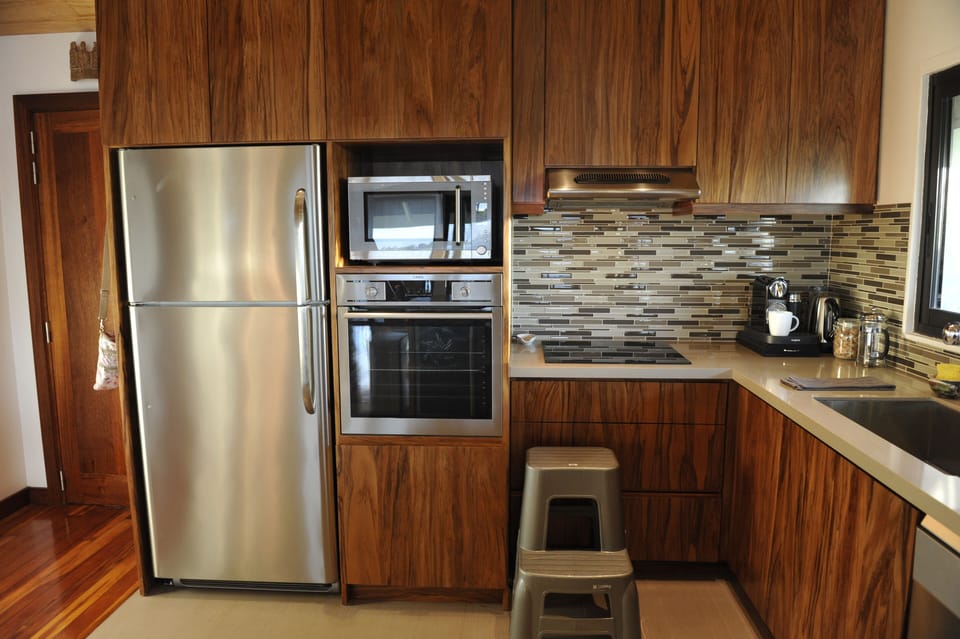 Kitchen featuring brand new state of the art appliances.