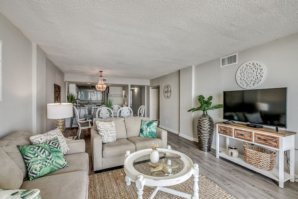 Living to dining area view