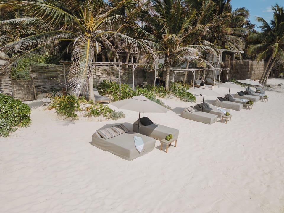 Beach access.