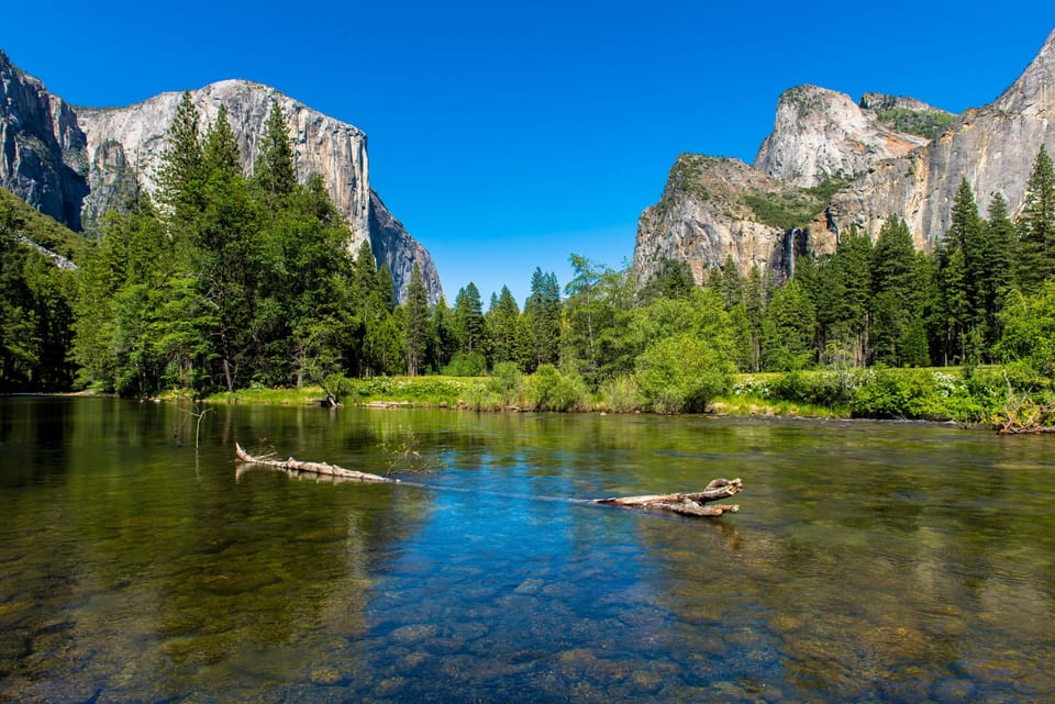 Merced River in Yosemite Valley.