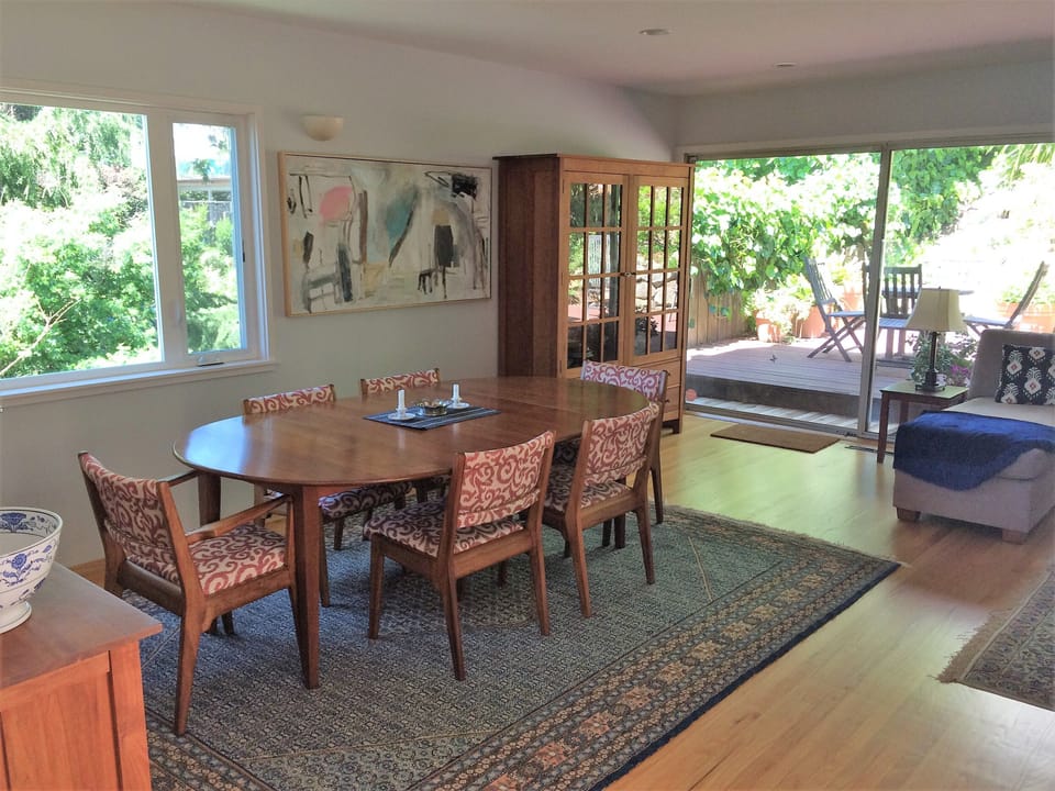 Dining Room and Back Deck