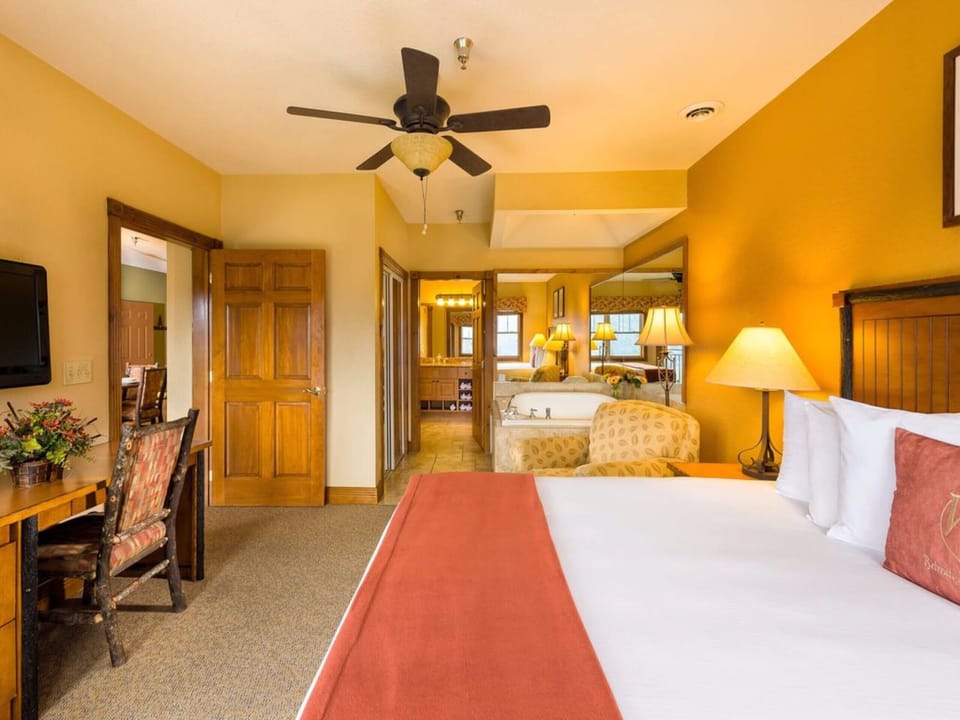 Large unit bedroom