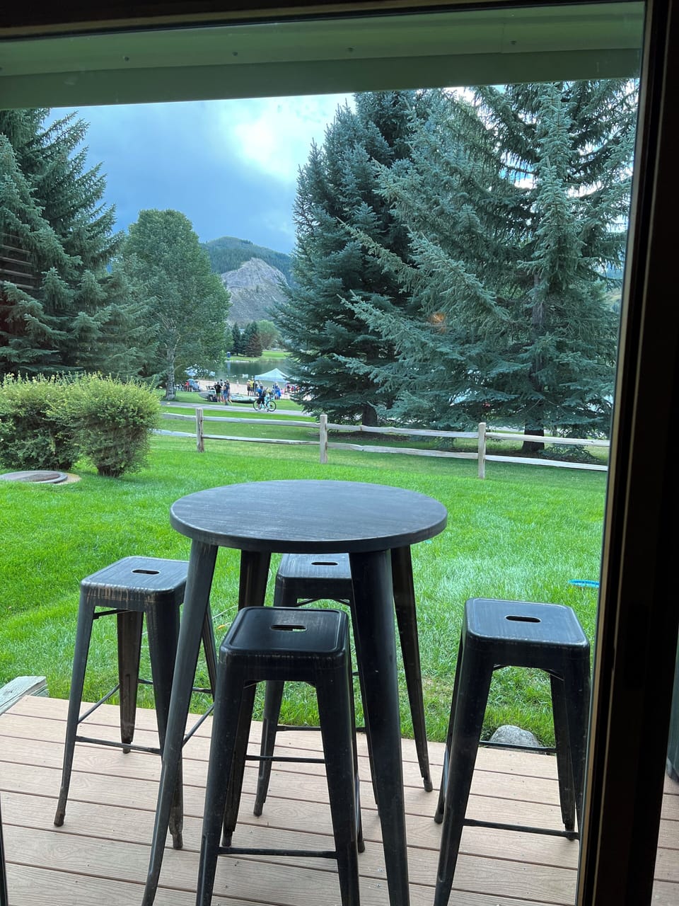 Outside patio