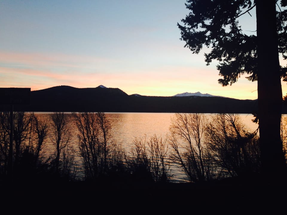 Ahhhhh... Odell Lake at sunset.