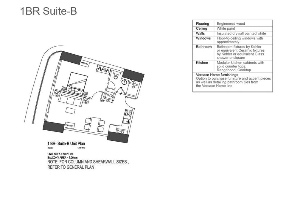 Great City View -1BR Deluxe @Milano 2303
