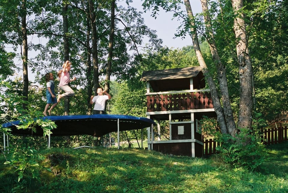 Playground for children close by 