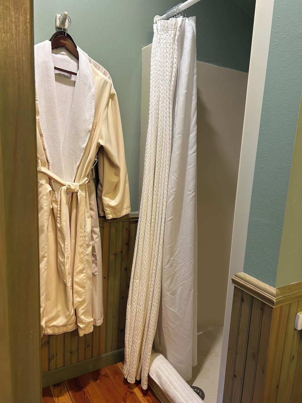 Shower and The Robe Works bathrobes