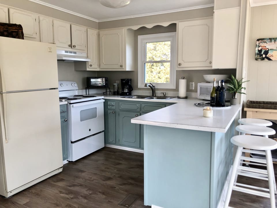 Fully stocked kitchen with all of the cooking essentials.  