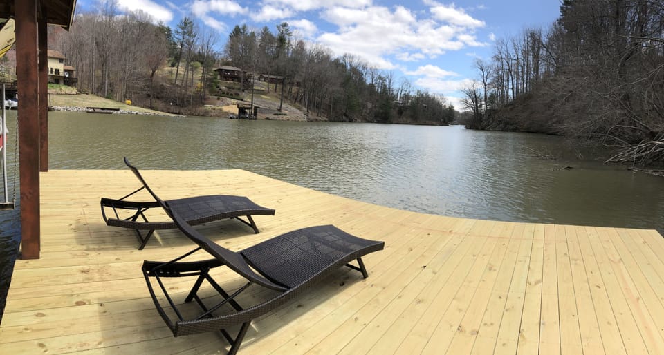 View at dock. New furnishings coming soon 