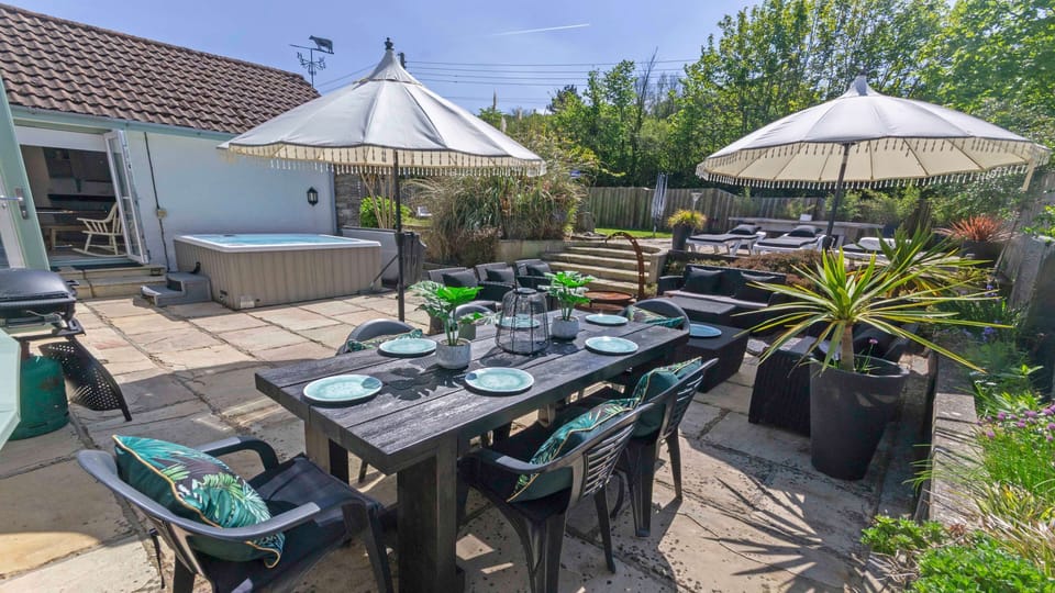 Outside dining area