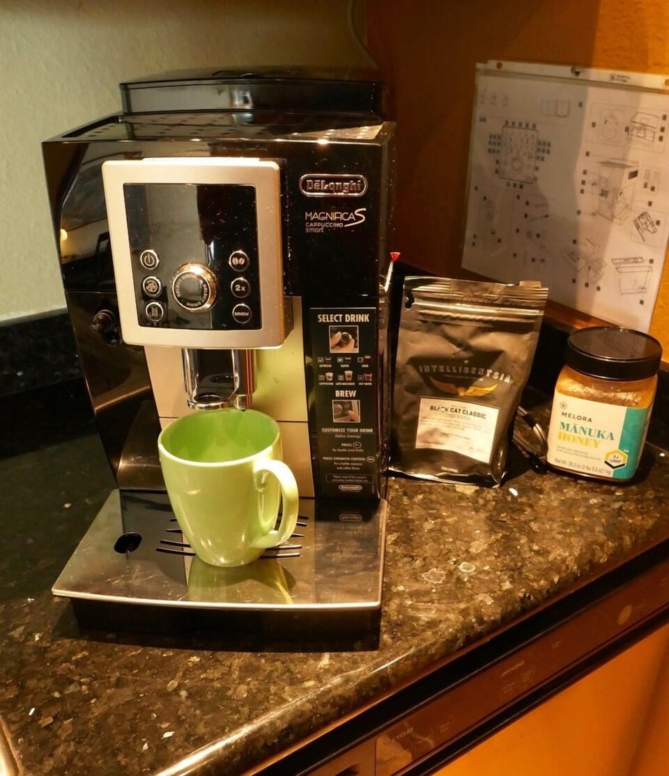 Espresso Machine---we supply whole beans to get you started!