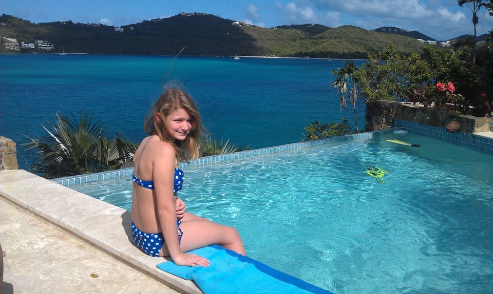 relaxing at the Edge of Paradise