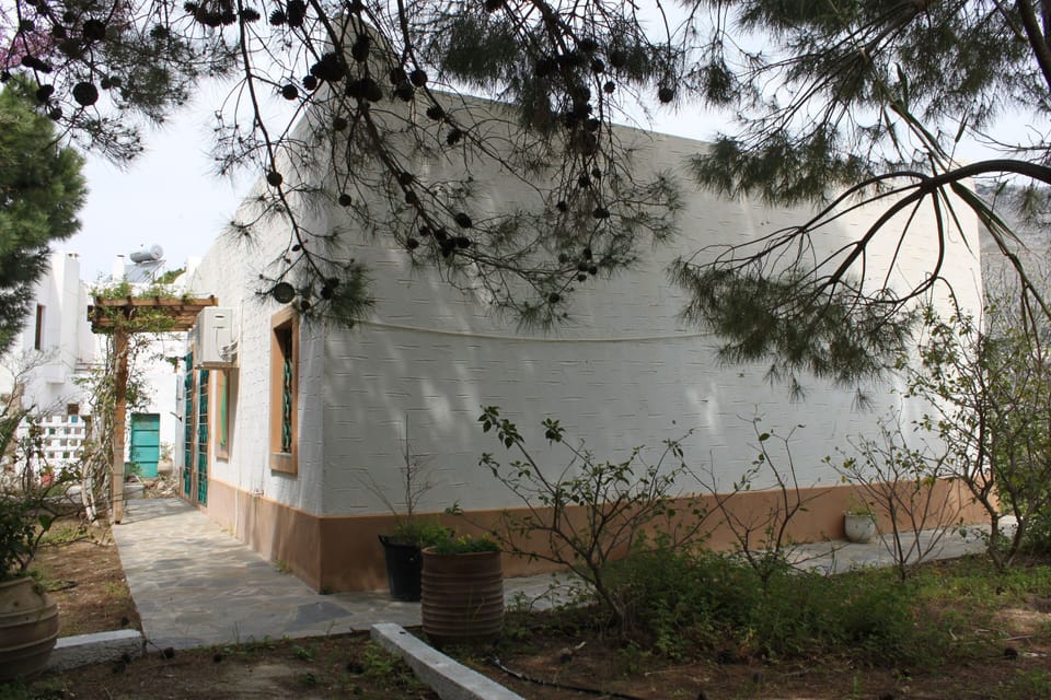 Side of detached studio - winter shot