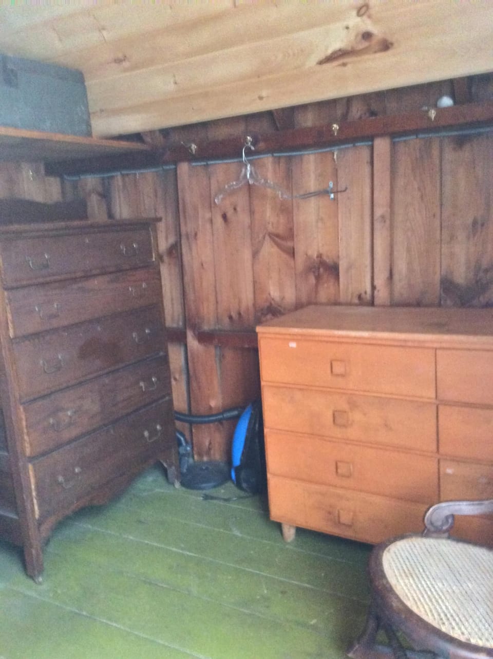 Upstairs bedroom with a double bed