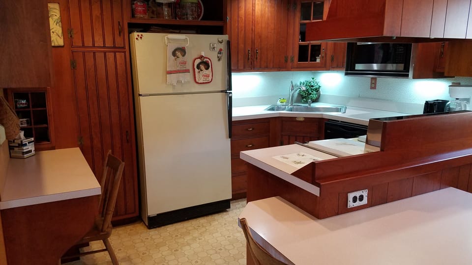 kitchen with gas range