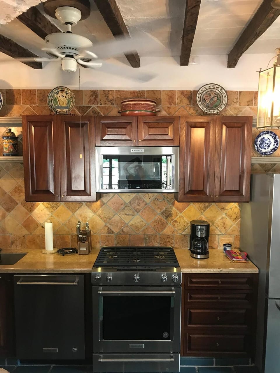 Newly renovated Chefs Kitchen. Top of the line Kitchen Aid Appliances.